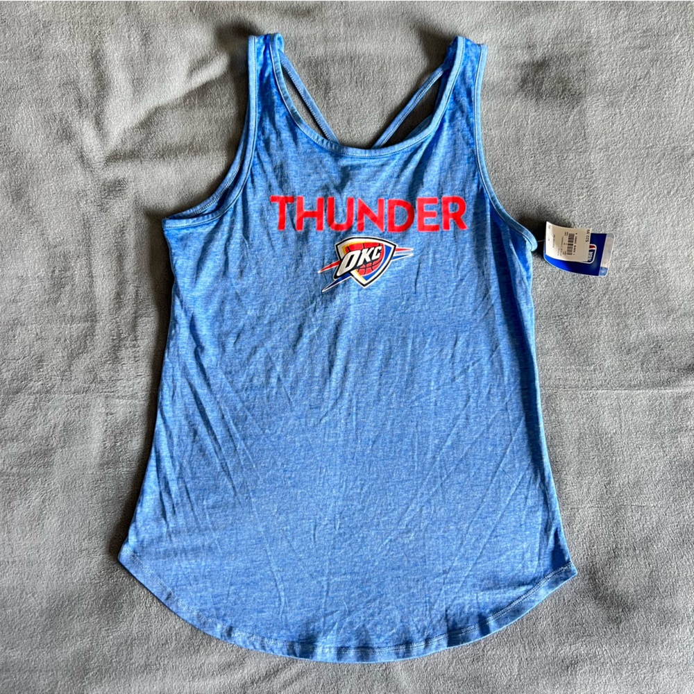 NBA Oklahoma City Thunder Latice Tank Top - M - Picture 1 of 5